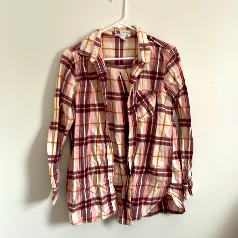 Plaid flannel shirt